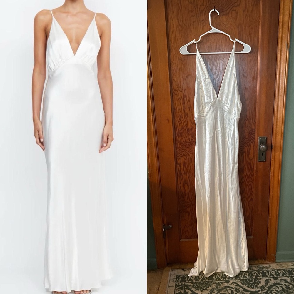 Bec and Bridge Moon Dance Maxi Plunge Dress